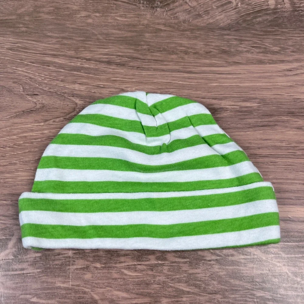 Zutano Gerber Baby Grand Beanie Set Baby 0-6M Multi Color Striped Cotton Hats